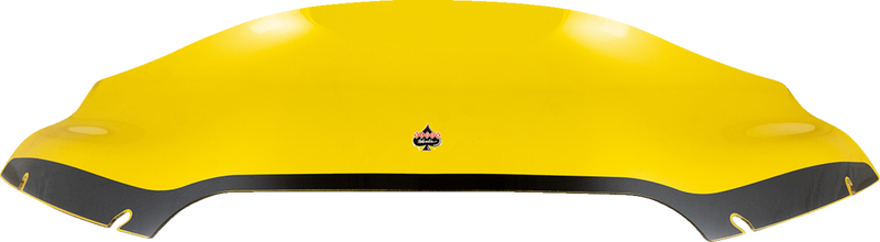KLOCK WERKS Kolor Flare Sport Windshield - 6" - Yellow - FLTR '15-'25 - KWW-01-0662