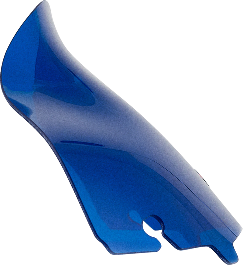 KLOCK WERKS Kolor Flare Sport Windshield - 6-1/2" - Blue - FLH '14-'25 - KWW-01-0686