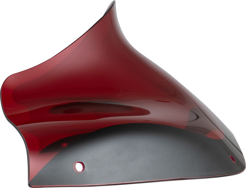 KLOCK WERKS Kolor Flare Windshield - 8" - Red - FLTR '98-'13 - KWW-01-0691