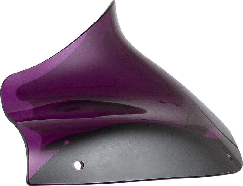 KLOCK WERKS Kolor Flare Windshield - 8" - Purple - FLTR '98-'13 - KWW-01-0694