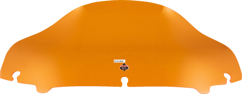 KLOCK WERKS Kolor Flare Sport Windshield - 6-1/2" - Orange - FLH '14-'25 - KWW-01-0682