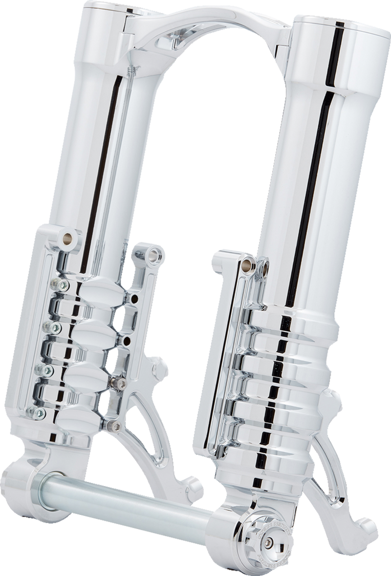 ARLEN NESS Fork Legs - 49 mm - Chrome - For Custom Radial Mount Brake Caliper - Harley-Davidson '14-'24 - 120-012 - PartsOutlet.com.au