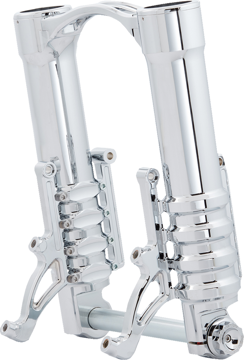 ARLEN NESS Fork Legs - 49 mm - Chrome - For Custom Radial Mount Brake Caliper - Harley-Davidson '14-'24 - 120-012 - PartsOutlet.com.au