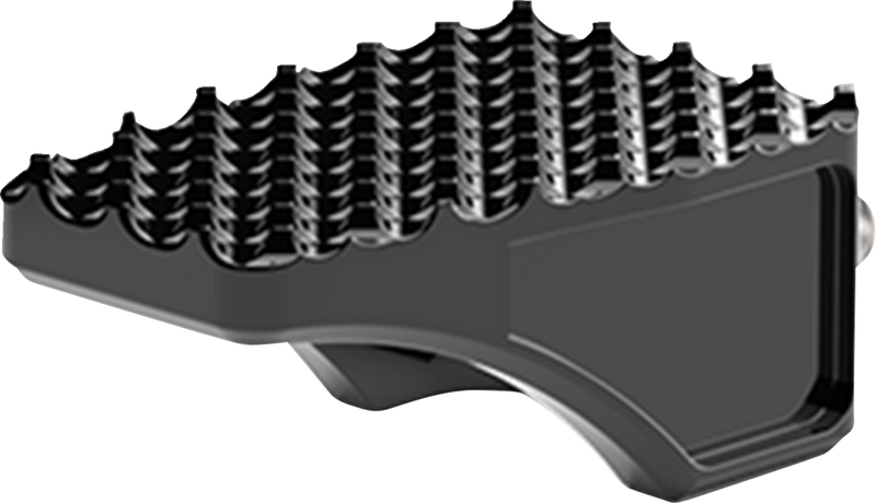 LA CHOPPERS County Line Billet Footpegs - Rear - Black - Softail '18-'23 - LA-P100-02B