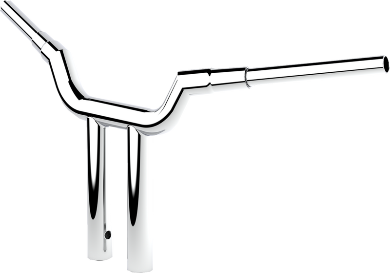 LA CHOPPERS Handlebar - Valley - T-Bar - 12" - Chrome - LA-7344-12