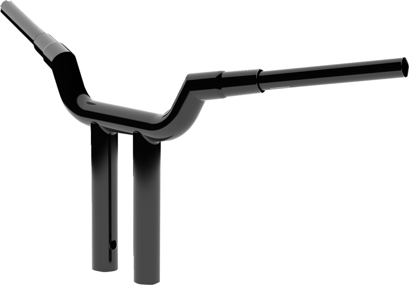 LA CHOPPERS Handlebar - Valley - T-Bar - 12" - Black - LA-7344-12B