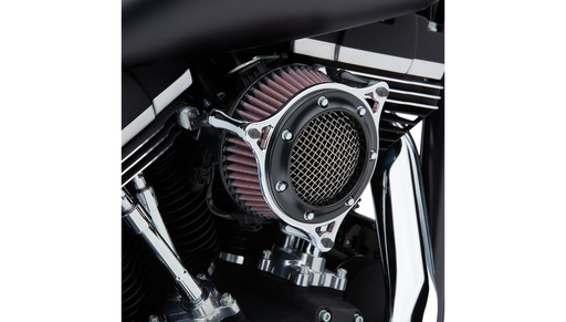 COBRA RPT Air Intake - Black/Chrome - '18-'22 Softail 606-0104-05BC - PartsOutlet.com.au