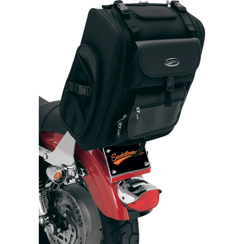SADDLEMEN S2200E Expandable Sissy Bar Bag 3515-0080 - PartsOutlet.com.au