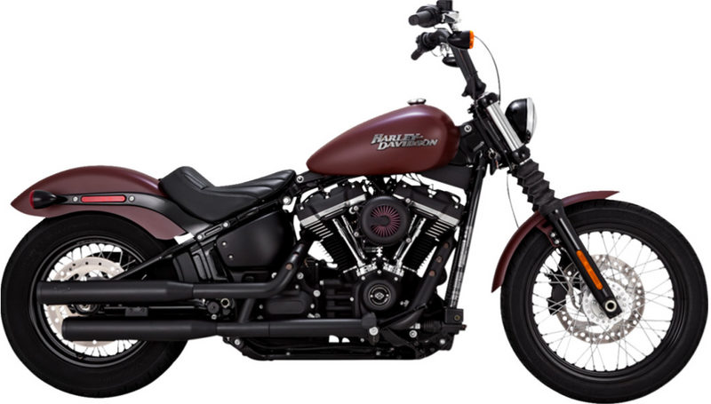 VANCE & HINES Eliminator 300 Slip-On Mufflers - Black - '18-'22 Softail - 46312 - PartsOutlet.com.au