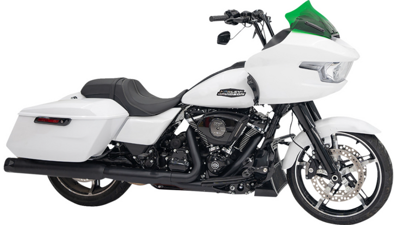 KLOCK WERKS Kolor Flare Windshield - 10" - Green - FLTR 2024+ - KWW-01-0718