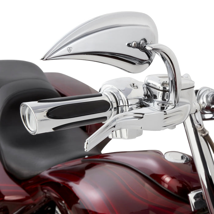 ARLEN NESS RAD 3 MIRRORS CAST STEM, CHROME - LEFT - 13-090