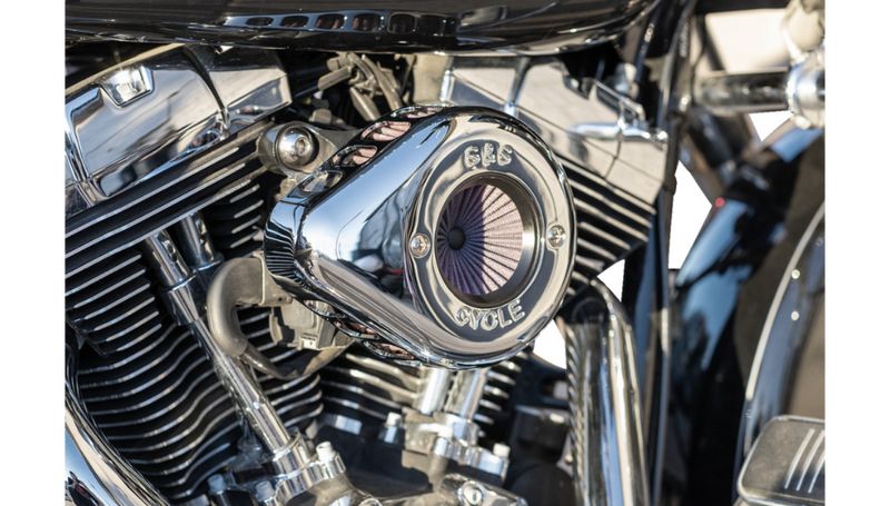 S&S CYCLE Stealth Air Stinger™ Kit with Chrome Teardrop for 2001-'17 Big Twin Models except Throttle by Wire - 170-0721A - PartsOutlet.com.au