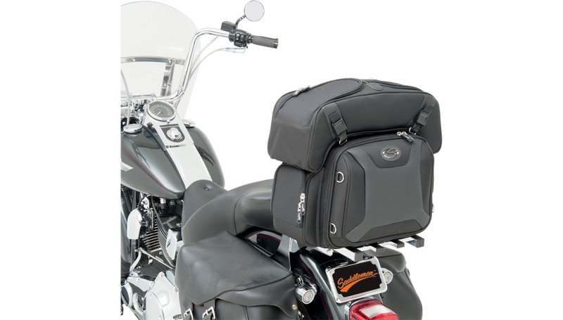 SADDLEMEN FTB2500 Sport Sissy Bar and Combo Bag 3515-0141 - PartsOutlet.com.au