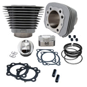 S&S CYCLE 1250cc Conversion Kit for 1986-2021 HD® Sportster® Models High Compression - Silver Finish 910-0690 - PartsOutlet.com.au