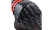 LE PERA Spoiler Seat - Diamond - Red LK-416DMRED - PartsOutlet.com.au