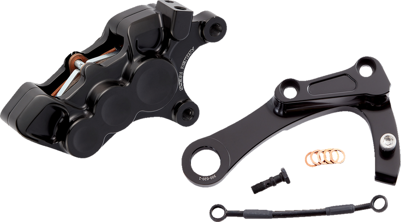 ARLEN NESS Rear 6-Piston Brake Caliper Kit M8 Softail '18-'23 - Black - 02-328 - PartsOutlet.com.au