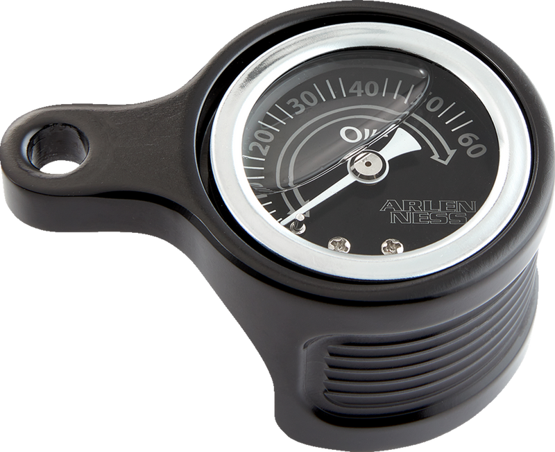 ARLEN NESS Method Oil Pressure Gauge, Black - '99-'17 Twin Cam - 610-103 - PartsOutlet.com.au