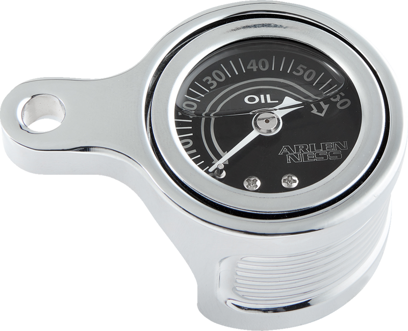 ARLEN NESS Method Oil Pressure Gauge, Chrome - '99-'17 Twin Cam - 610-102 - PartsOutlet.com.au