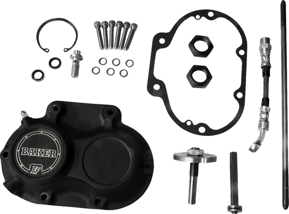 BAKER DRIVETRAIN Transmission Side Cover - Hydraulic - M8 '17-'23 - Black M8-10603-A