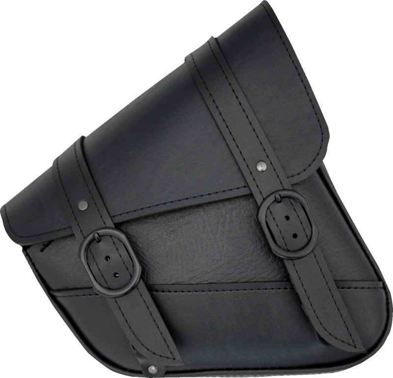 WILLIE & MAX LUGGAGE Blackjack Swingarm Bag - Dual Shock - Black 59778-05