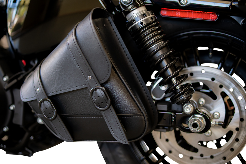 WILLIE & MAX LUGGAGE Blackjack Swingarm Bag - Dual Shock - Black 59778-05
