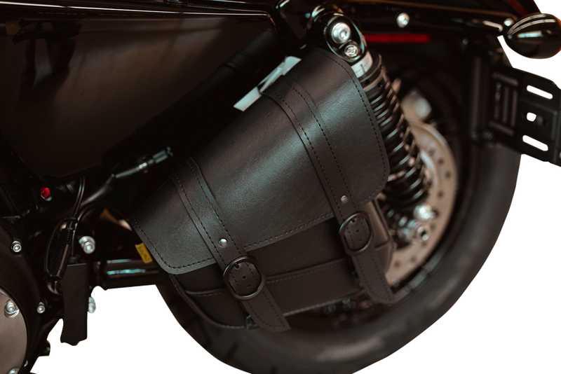 WILLIE & MAX LUGGAGE Blackjack Swingarm Bag - Dual Shock - Black 59778-05