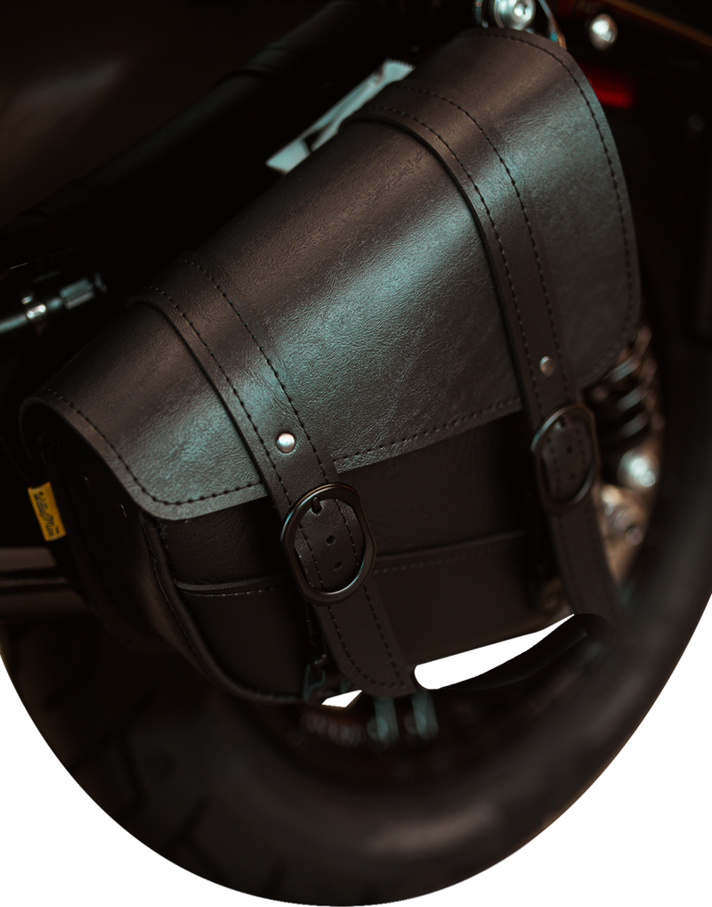 WILLIE & MAX LUGGAGE Blackjack Swingarm Bag - Dual Shock - Black 59778-05