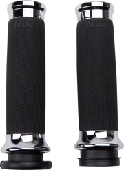 SLYFOX Grips - TBW - Chrome CC-85-CH-FL-FOX