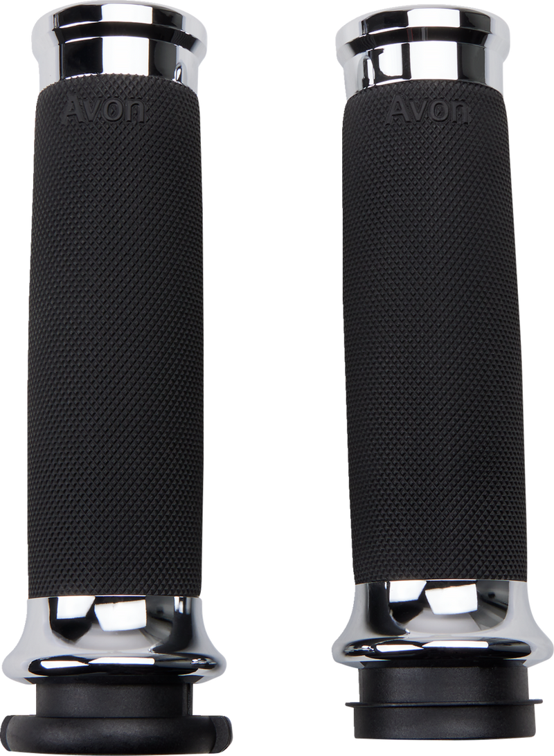 SLYFOX Grips - TBW - Chrome CC-85-CH-FL-FOX