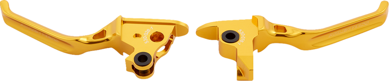 ARLEN NESS Lever Set - Method - Gold - '15-'17 Softail - 530-027 - PartsOutlet.com.au