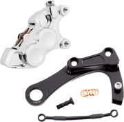 ARLEN NESS Rear 4-Piston Brake Caliper Kit M8 Softail, Chrome - '18-later Softail Models w/ M8 Engines - 02-327 - PartsOutlet.com.au
