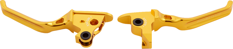 ARLEN NESS Lever Set - Method - Gold - '08-'13 FLT - 530-028 - PartsOutlet.com.au