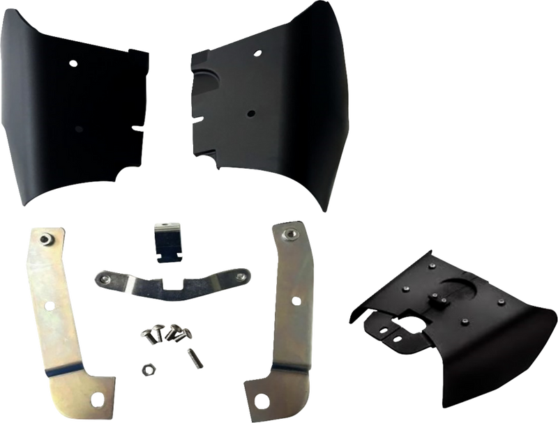 DRAG SPECIALTIES Air Deflector - Frame Mounted - '08-'17 Softail 090528 - PartsOutlet.com.au