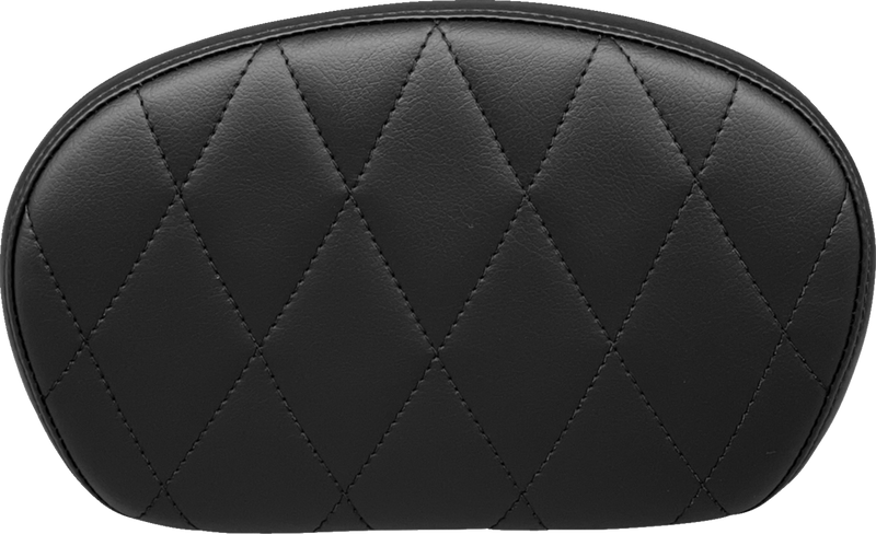 LE PERA Sissy Bar Pad - Medium - Diamond - Dull Black - '08-'23 FL - L-SBP02DM-DULL - PartsOutlet.com.au