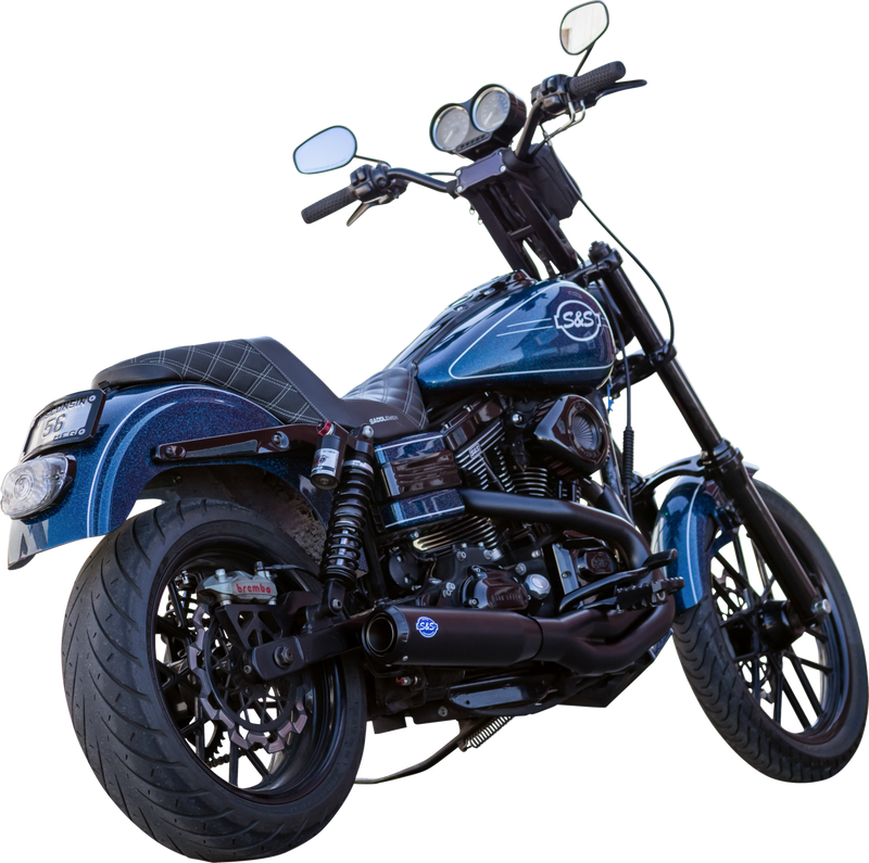 S&S CYCLE 2-into-1 Qualifier Exhaust System - Guardian Black - '06-'07 FXD - 550-1098 - PartsOutlet.com.au