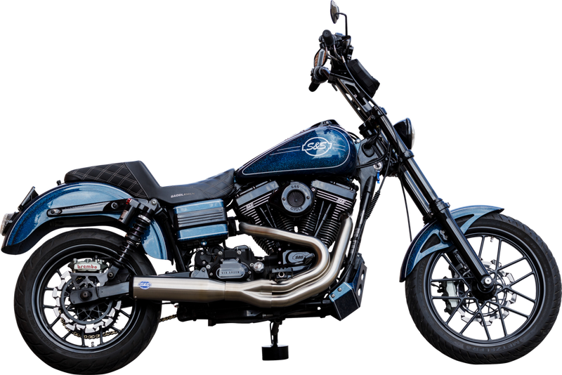 S&S CYCLE 2-into-1 Qualifier Exhaust System - Brushed - '06-'07 FXD - 550-1097 - PartsOutlet.com.au