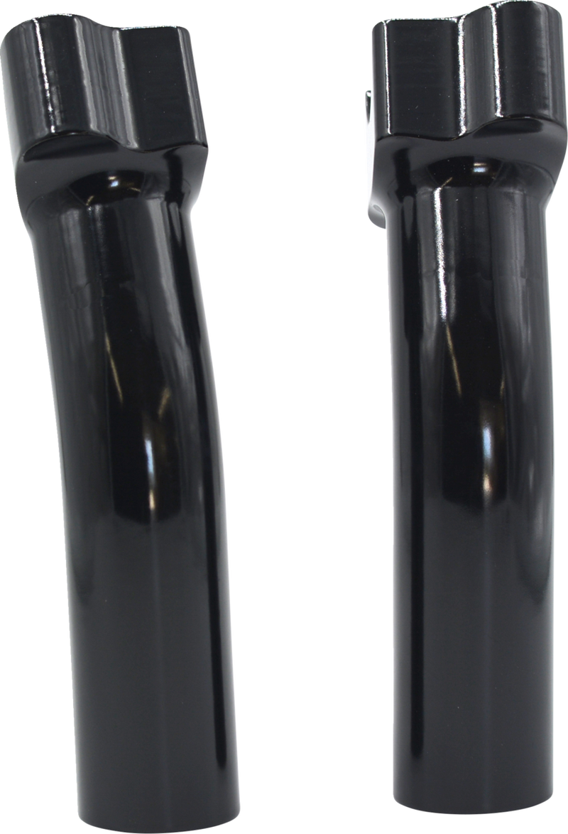WILD 1 Chubby Billet Risers - Pullback - 5-1/2" - Gloss Black - WO527GB