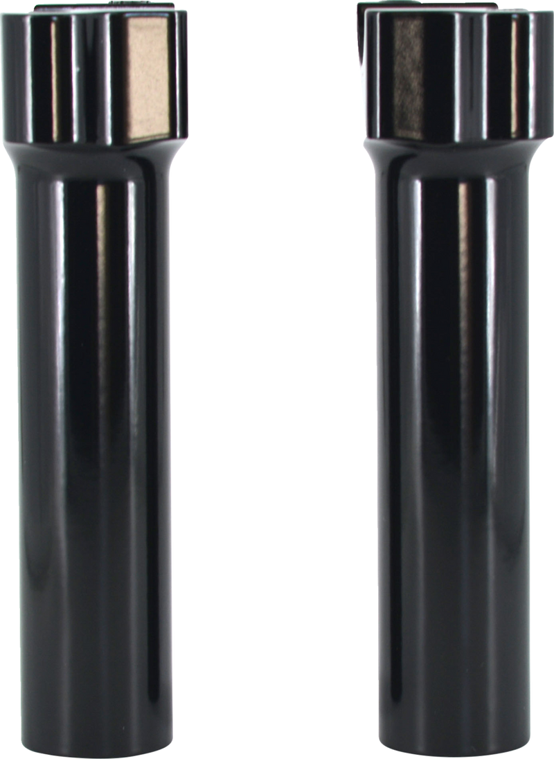 WILD 1 Chubby Billet Risers - 6" - Gloss Black WO528GB