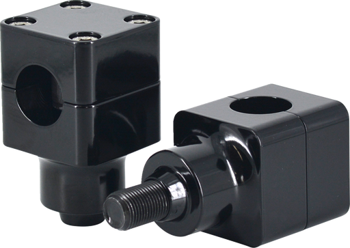 WILD 1 Risers - Stubby - Springer - Gloss Black WO533GB - PartsOutlet.com.au