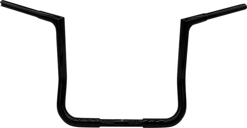 FAT BAGGERS INC. 1-1/4" EZ Install Flat Top Handlebar - 14" - Black 745014-B