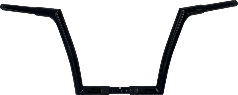 FAT BAGGERS INC. 1-1/4" EZ Install Flat Top Handlebar - 12" - Black 748012-B