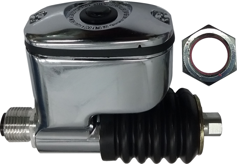 DRAG SPECIALTIES Master Cylinder - Rear - Chrome - '06-'17 FXD - B17-0653C - PartsOutlet.com.au