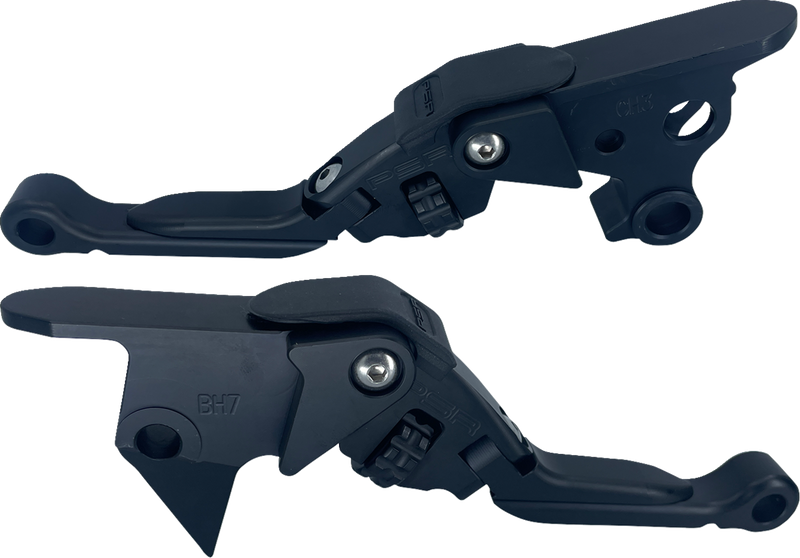 PSR Anthem Pro Adjustable Lever Set for Harley Models - Black 12-03656-22