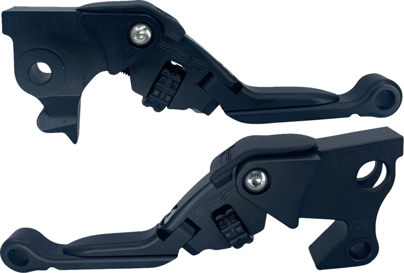 PSR Anthem Pro Adjustable Lever Set for Harley Models - Black 12-03655-22
