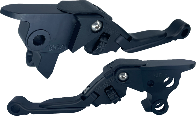 PSR Anthem Pro Adjustable Lever Set for Harley Models - Black 12-03666-22