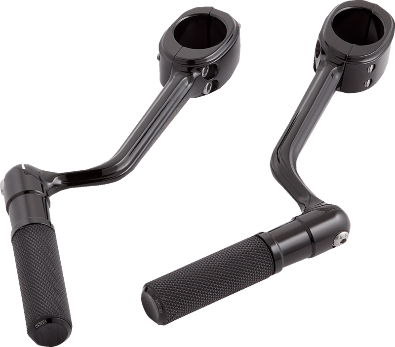 ARLEN NESS Forged Highway Peg Mounts w/ Pegs - Black 400-045 - PartsOutlet.com.au
