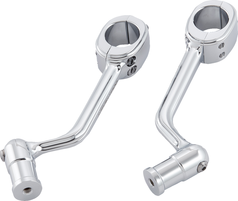 ARLEN NESS Forged Highway Peg Mounts - Chrome 400-044 - PartsOutlet.com.au