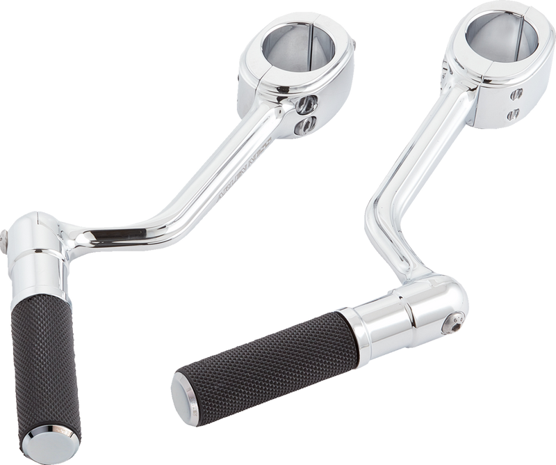 ARLEN NESS Forged Highway Peg Mounts w/ Pegs - Chrome 400-046 - PartsOutlet.com.au