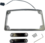 CUSTOM DYNAMICS License Plate Frame - LED - Chrome LPF-RAD-23CVO-C