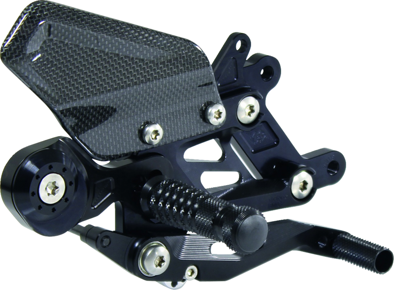 GILLES TOOLING FXR Rearset - Black - BMW FXR-BM03-B